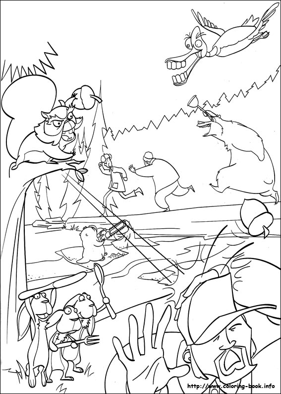 Open Season coloring picture